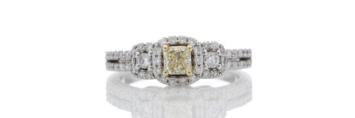 14ct Gold Fancy Yellow Diamond Ring