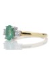 18ct Yellow Gold Single Stone Claw Set With Stone Set Shoulders Diamond Ring 0.20