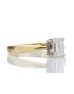 18ct Single Stone Emerald Cut Diamond Ring D SI3 0.72 Carats