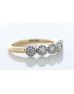 18ct Yellow Gold Five Stone Diamond Ring 0.50