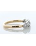 18ct Yellow Gold Five Stone Diamond Ring 0.50