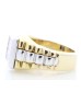 18ct Yellow Gold Gents Diamond Signet Ring 1.25 Carats