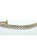 18ct Yellow Gold Tennis Diamond Bracelet 10.15 Carats