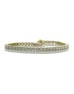 18ct Yellow Gold Tennis Diamond Bracelet 6.90 Carats