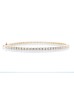 18ct Rose Gold Tennis Diamond Bracelet 2.00 Carats