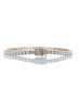 18ct Rose Gold Tennis Diamond Bracelet 4.33 Carats