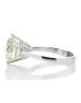 18ct White Gold Single Stone Claw Set Diamond Ring 5.09 Carats