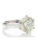 18ct White Gold Single Stone Claw Set Diamond Ring 5.09 Carats