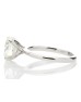 18ct White Gold Single Stone Claw Set Diamond Ring 3.07 Carats