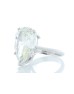 18ct White Gold Pear Shaped Diamond Ring 10.06 Carats