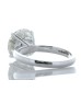 18ct White Gold Single Stone Prong Set Diamond Ring 5.07 Carats