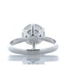 18ct White Gold Single Stone Prong Set Diamond Ring 3.12 Carats