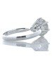 18ct White Gold Single Stone Prong Set Diamond Ring 3.12 Carats