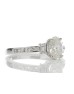 18ct Single Stone Claw Set With Stone Set Shoulders Diamond Ring (0.81) 1.05 Carats