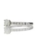 18ct Single Stone Claw Set With Stone Set Shoulders Diamond Ring (0.52) 0.69 Carats