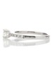 18ct Single Stone Claw Set With Stone Set Shoulders Diamond Ring 0.56 Carats