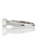 18ct White Gold Single Stone Diamond Ring With Stone Set Shoulders (1.00) 1.38 Carats