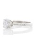 18ct White Gold Single Stone Claw Set With Stone Set Shoulders Diamond Ring (1.72) 1.83 Carats