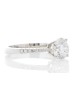 18ct White Gold Single Stone Claw Set With Stone Set Shoulders Diamond Ring (1.72) 1.83 Carats