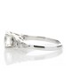 18ct White Gold Single Stone Claw Set With Stone Set Shoulders Diamond Ring (1.55) 1.63 Carats