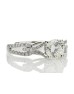 18ct White Gold Single Stone Claw Set With Stone Set Shoulders Diamond Ring (1.03) 1.32 Carats