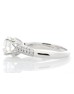 18ct White Gold Single Stone Claw Set With Stone Set Shoulders Diamond Ring 2.29 (2.03) Carats