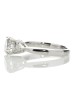 18ct White Gold Single Stone Claw Set With Stone Set Shoulders Diamond Ring (1.38) 1.59 Carats