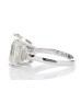 18ct White Gold Single Stone Claw Set With Stone Set Shoulders Diamond Ring 8.50 Carats