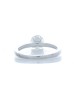 18ct White Gold Single Stone Prong Set With Stone Set Shoulders Diamond Ring (0.70) 0.90