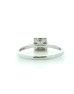 18ct White Gold Halo Set Diamond Ring 0.38 Carats