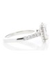 18ct White Gold Single Stone Emerald Cut Diamond Ring (1.71) 2.03 Carats