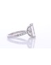 18ct White Gold Single Stone Emerald Cut With Shoulders Diamond Ring (5.01) 5.37