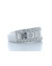 18ct White Gold Channel Set Semi Eternity Diamond Ring 2.34 Carats