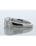 18ct White Gold Five Stone Oval Cut Diamond Ring 2.10