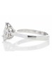 18ct White Gold Pear Cluster Claw Set Diamond Ring 0.50 Carats