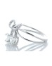 18ct White Gold Bow Shape Heart Diamond Ring 1.32 Carats