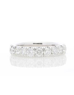 18ct White Gold Full Eternity Diamond Ring 1.94 Carats