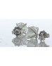 18ct White Gold LAB GROWN Diamond Earrings 4.05