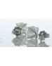 18ct White Gold LAB GROWN Diamond Earrings 3.40
