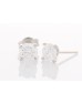 18ct White Gold Single Stone Diamond Earring 0.80 Carats