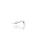 18ct White Gold Single Stone Bar Set Diamond Earring 0.25