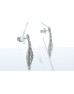 18ct White Gold Diamond Drop Earring 1.75