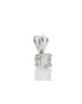 18ct White Gold Single Stone Rex Set Diamond Pendant 1.05 Carats