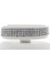 18ct White Gold Five Row Tennis Diamond Bracelet 11.73 Carats