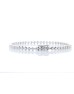 18ct White Gold Tennis Diamond Bracelet 2.49 Carats