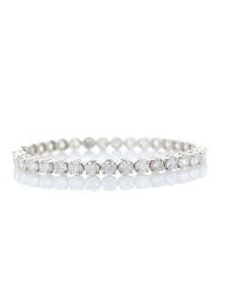 18ct White Gold Tennis Diamond Bracelet 13.15 Carats