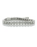 18ct White Gold Tennis Diamond Bracelet 13.01 Carats