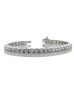 18ct White Gold Tennis Diamond Bracelet 8.5