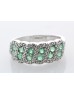 Silver Emerald Ring Carats