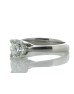 Platinum Single Stone Wire Set Diamond Ring 1.01 Carats